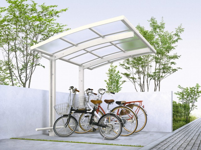 ↑レイナポートグラン ミニZ 基本セット:2921 屋根ふき材:ポリカ (トーメイマット 車止めバー付 YW__XCYW1076C