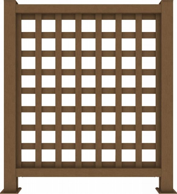 ↑リウッド デッキフェンス1型〈井桁格子 10用 T120 ID_945_XGID0447A
