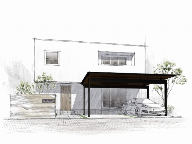 ↑エクスティアラ ルーフ 施工イメージ カラーバリエーション B7Z9_イメージ_XCZZ0017