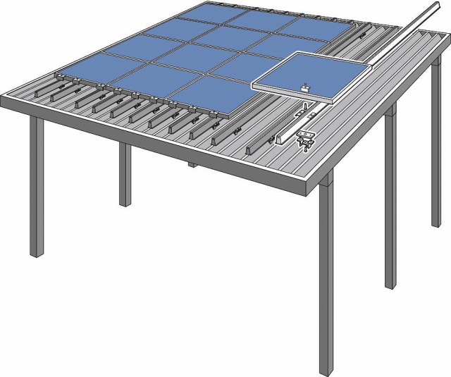↑ジーポートneoソーラーパネル搭載用 商品構成_イラスト_XCZZ0012