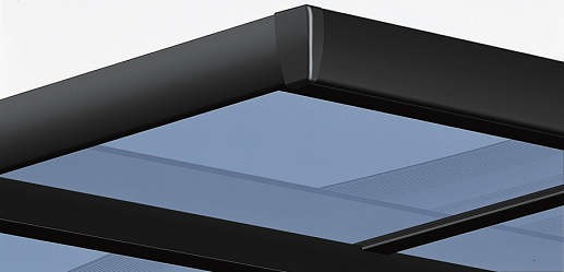 ↑スタンダードカーポートグランシリーズ共通 斜め切詰用ユニット説明 B7_B7カームブラック_XCXX0153