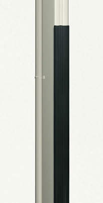 ↑スタンダードカーポートグランシリーズ共通 柱カバー H2_H2プラチナステン_XCXX0356