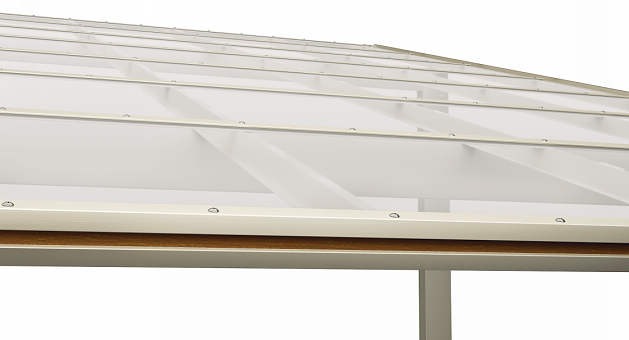 ↑エフルージュ 緩衝材:屋根材あり H2 中帯 YF_緩衝材用アップカット(屋根材あり(屋根側枠YF付_XCXX0485