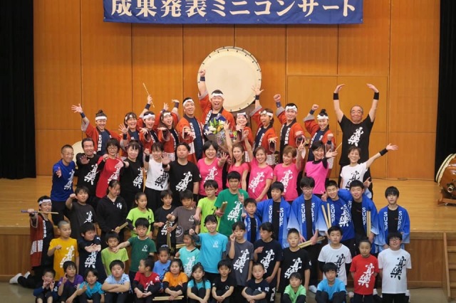 去る3月30日に子供たちの和太鼓の成果発表が終わりました。